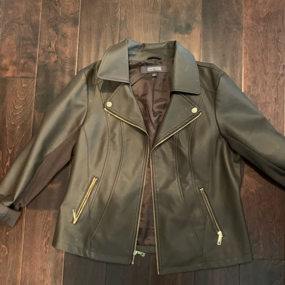 Kenneth Cole faux leather jacket